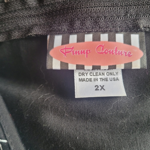 Pinup Couture Heidi Dress in Spiderweb Print, VGUC, Size 2X - Picture 9 of 10